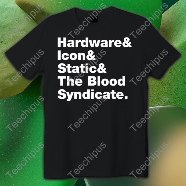 Hardware Icon Static And The Blood Syndicate Tee Jasonscottjones