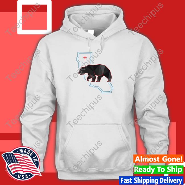 Tesla Merch Cyberbear Hoodie Sweatshirt