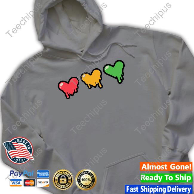 Lifeseries Shop Heart Drip Shirts Life Series Heart Drip Crewneck Sweatshirt