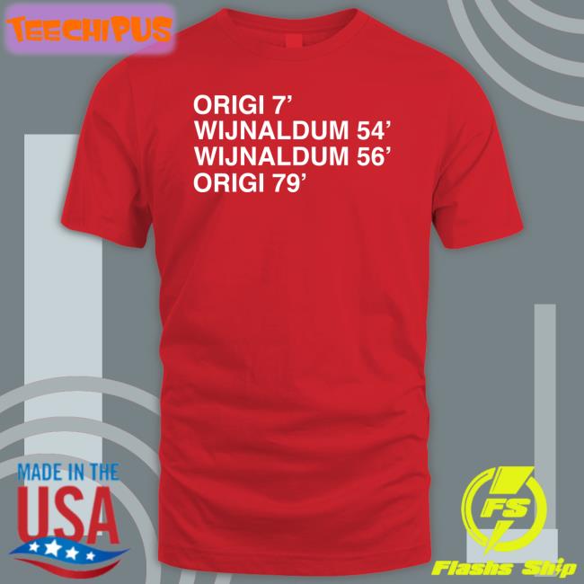 Obvious Shirts Origi 7' Wijnaldum 54' Wijnaldum 56' Origi 79' Tee Shirts