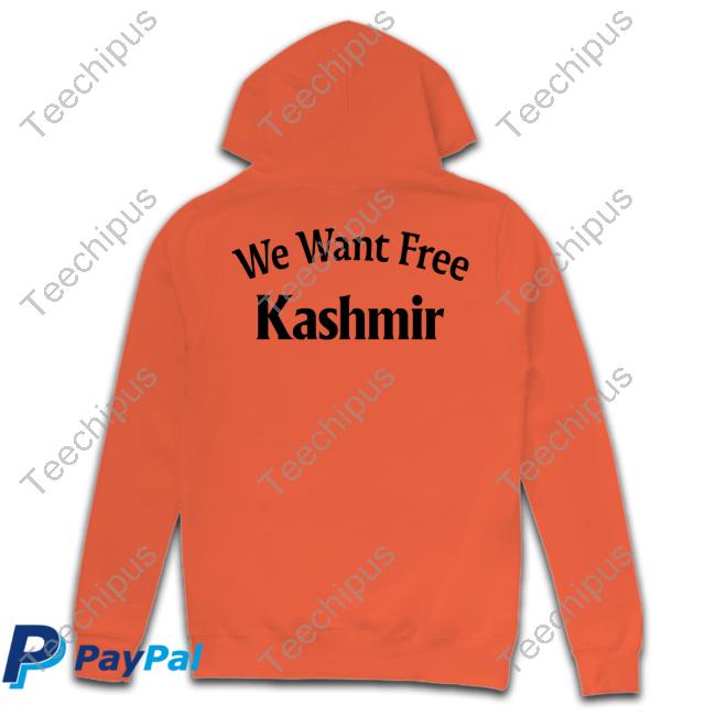 Anas Kashmiri I Want Free Kashmir T Shirt Funny I Want Free Kashmir Shirt