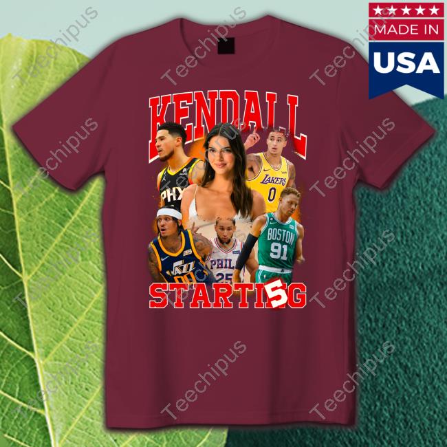 Ballsack Sports Kendall Jenner Starting 5 Tee Shirt