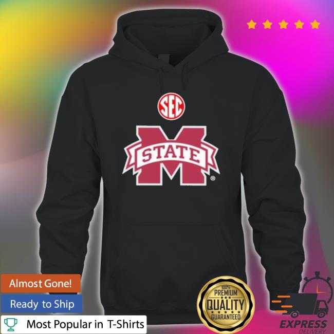 Mike Leach Wearing Sec Logo And Mississippi State Bulldogs Logo Sweater
