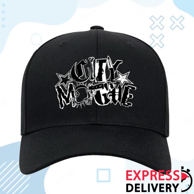 Citymorgueofficial Graffiti Black White Hat Cap