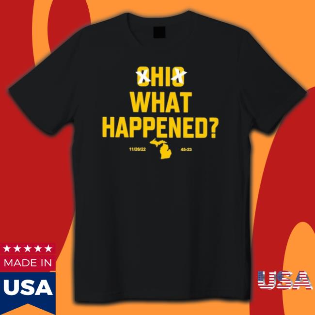 Official Ohio What Happened Tee Shirt