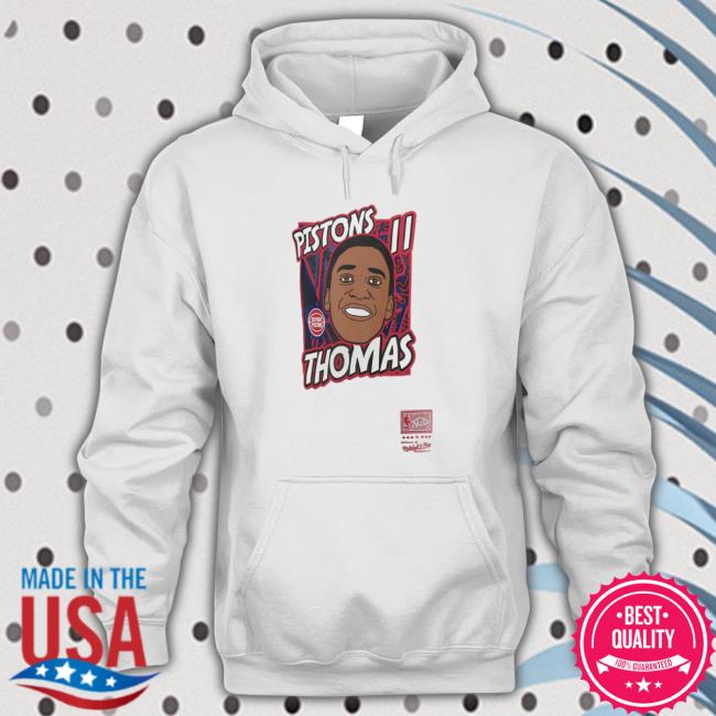 Isiah Thomas Detroit Pistons Mitchell & Ness Youth Hardwood Classics King Of The Court Player shirt