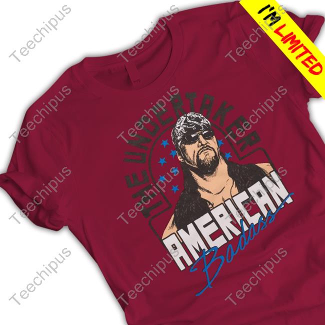 Wwe Homage The Undertaker American Badass Long Sleeve Tee