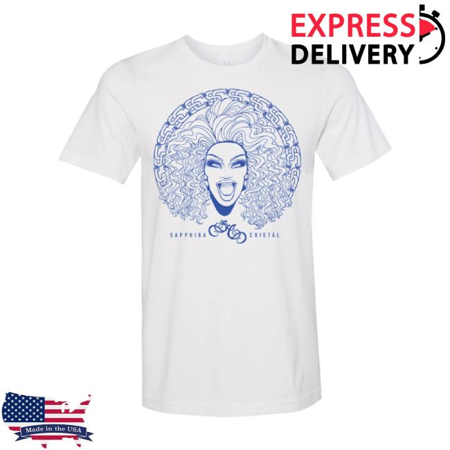 Official Sapphira Cristal Merch Store Sapphira Crystal Portrait T-Shirt Sapphiracristal Shop
