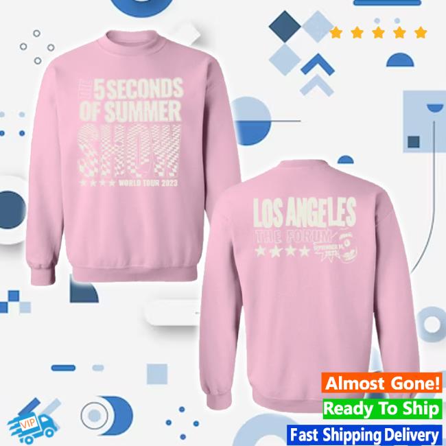 Official 5 Seconds Of Summer Tour Merch Store La Event TankTop 5Sos Shop
