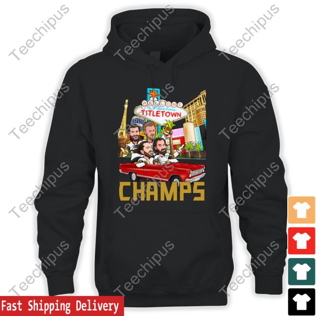 Vegas Welcome To Titletown Champs Tank Top