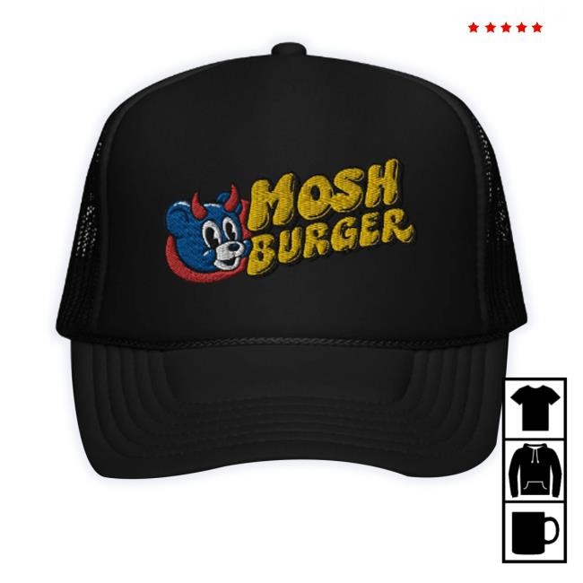 Official Dyingwishhc Store Mosh Burger- Trucker new hat