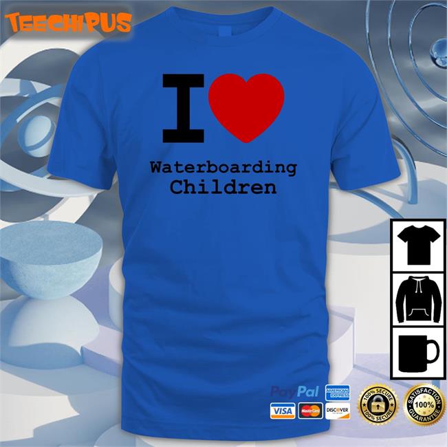 I Love Waterboarding Children Long Sleeve T Shirt