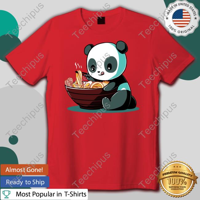 Ramen Panda Tee Shirt Teeturtle Ramen Panda Long Sleeve Shirt
