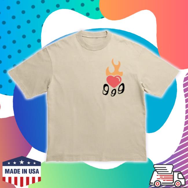 Official 999Club Merch Store Skull Puff Print Tee (Tan) 999Club Shop