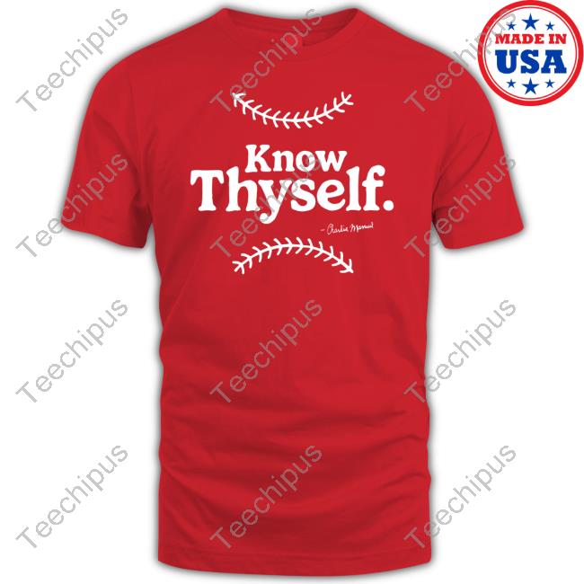 Hog Island Press Know Thyself Charlie Manuel Tee Shirt