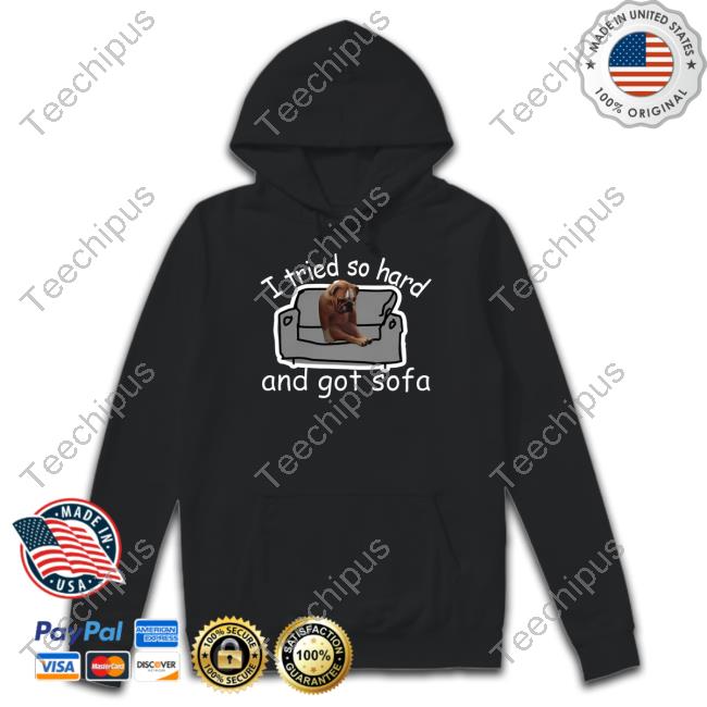 Swankyswamprat I Tried So Hard And Got Sofa Dog Meme T Shirt