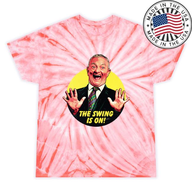 Original Nordacious Merch Store The Swing Is On - Tie-Dye Shirt Cyclone Nordacious Shop