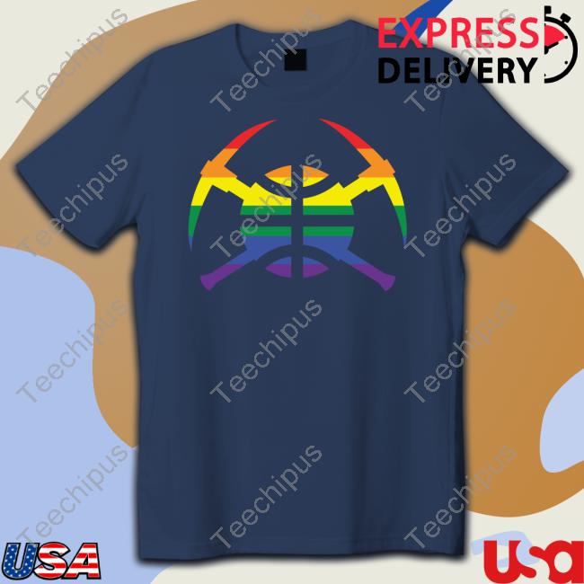 Nuggets Logo Pride Tee Shirt