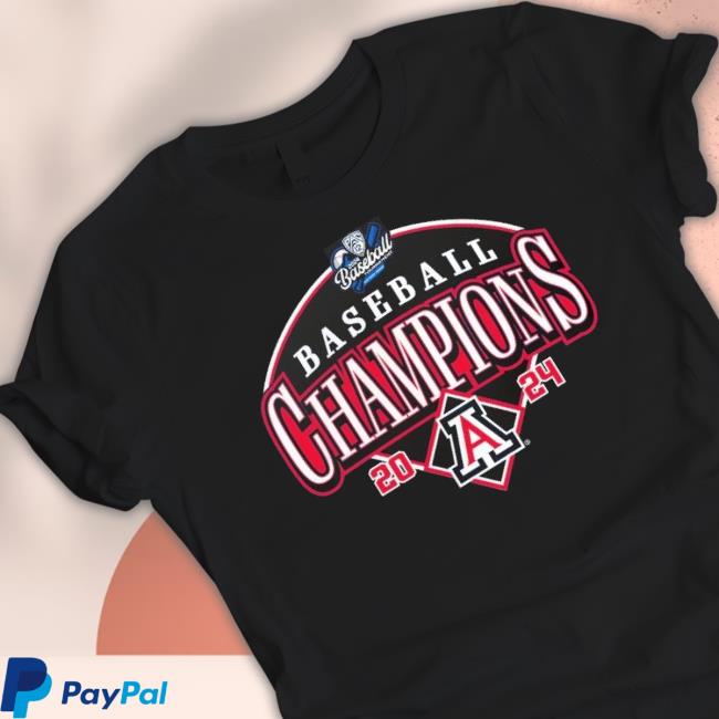 Original Arizona Wildcats Pac 12 Baseball Conference Tournament Champions 2024 Tee Shirt