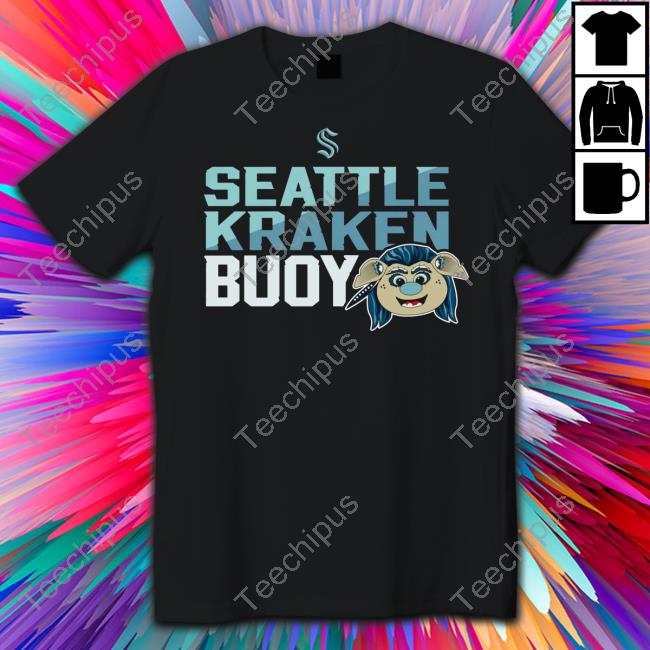 Toddler Seattle Kraken Deep Sea Blue Mascot Head Shirt