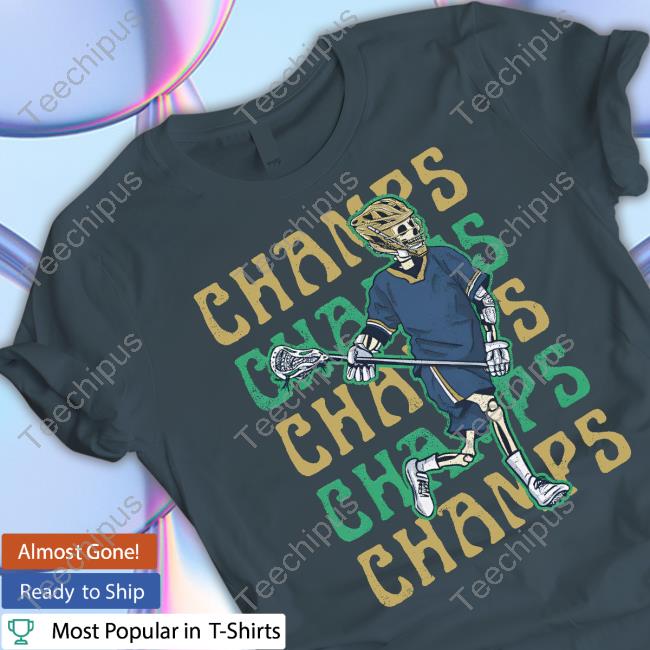 Barstoolsports Store Nd Lacrosse Champs Tee Shirt