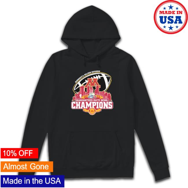 Minnesota Golden Gophers Guaranteed Rate Bowl Champions Sweatshirts