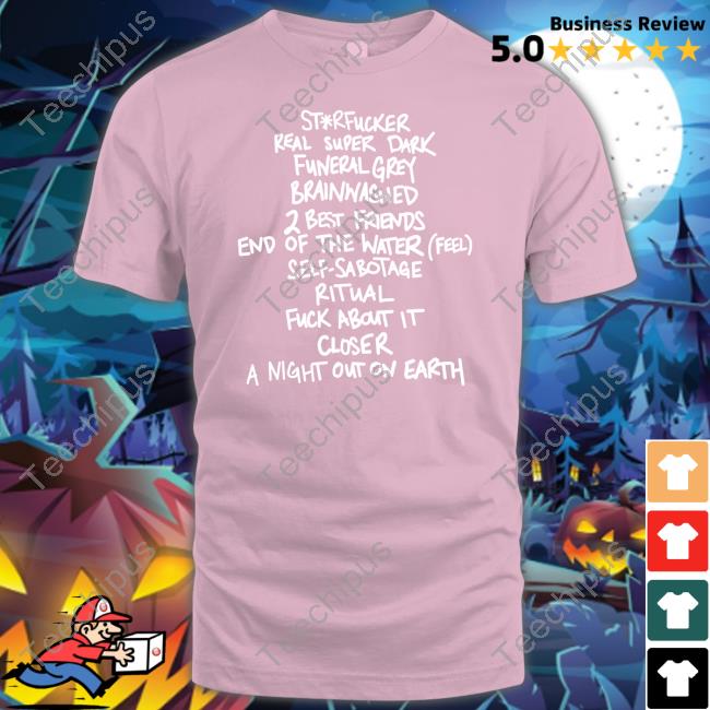 Waterparks Strfucked Real Super Dark Funeral Grey Brainwashed 2 Best Friends Shirt