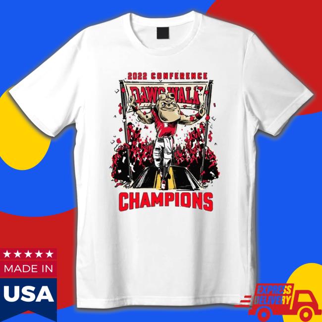 Dawg Walk Georgia Bulldogs 2022 Sec Champions T-Shirt