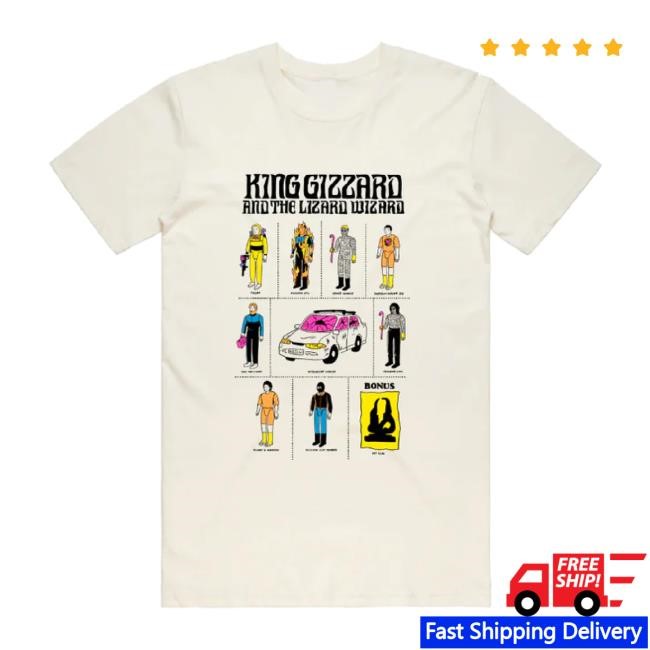 Official King Gizzard And The Lizard Wizard Rat Toys Sweatshirt Pdoom Records Shop Merch Store