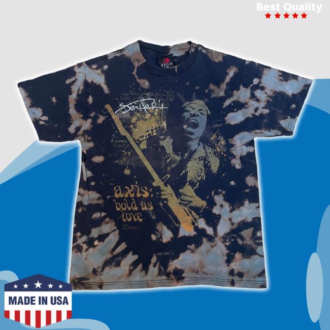 Original Wolf And Badger Merch Store Vintage Jimi Hendrix Tie-Dye Long Sleeve Tee Wolfandbadger Shop