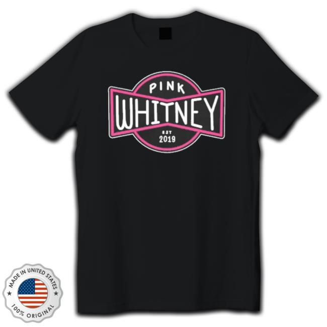 Official Spittin’ Chiclets Pink Whitney Est 2019 Badge Logo Hoodie