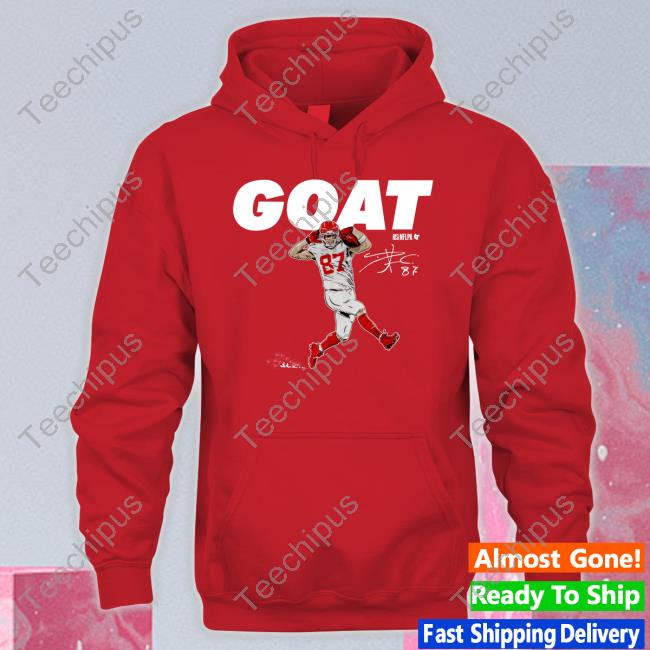 Travis Kelce Goat Long Sleeve Tee Shirt