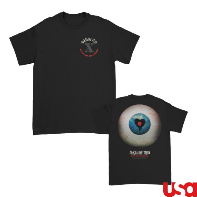Trending Alkaline Trio Merch Store Bhe Eyeball New Shirt (Black) Alkalinetrio Shop