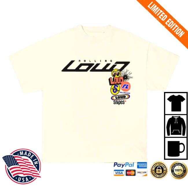 Trending Rolling Loud Merch Store Snipes Exclusive Europe Classic Shirt - Online Only Shoprollingloud Shop