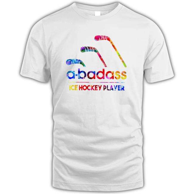 Ice Hockey Player A-Badass Crewneck Sweatshirt