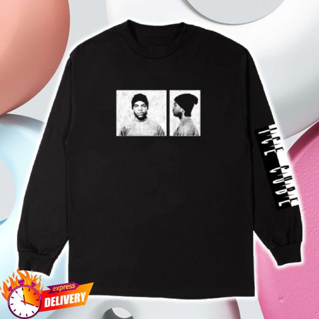 Original Ice Cube Ice Cube Mug Shot Black Unisex Sweatshirt Ice Cube Shop
