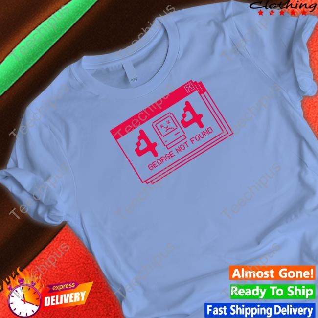 Georgenotfound Pink On Pink Retro 404 Tee Shirt