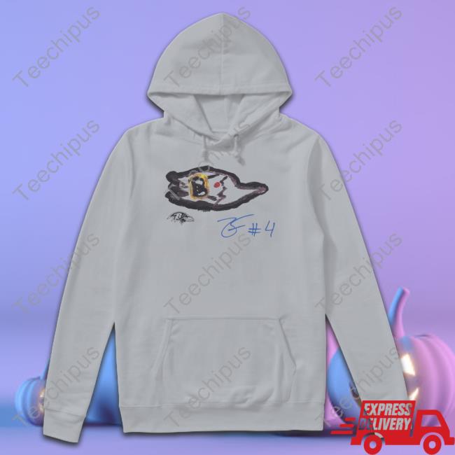 Ravens Xavien Flowers X Rookie Logo Design Hoodie