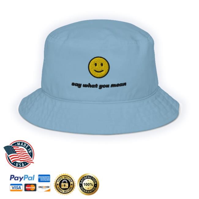 Trending Lowerkeymusic Store Say What You Mean ☺ Bucket headwear