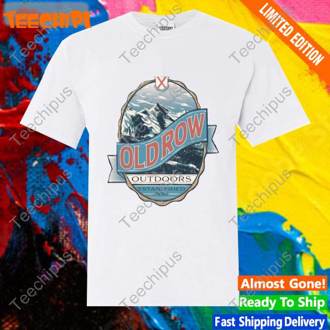 Old Row Outdoors Mountain Label Established 2014 Crewneck Sweatshirt