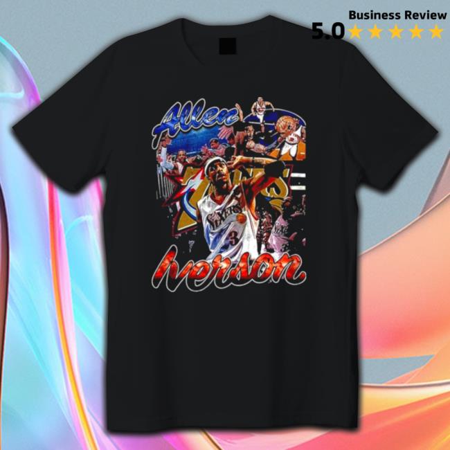 Official Best Allen Iverson The Answer Philadelphia Basketball Vintage T-Shirt