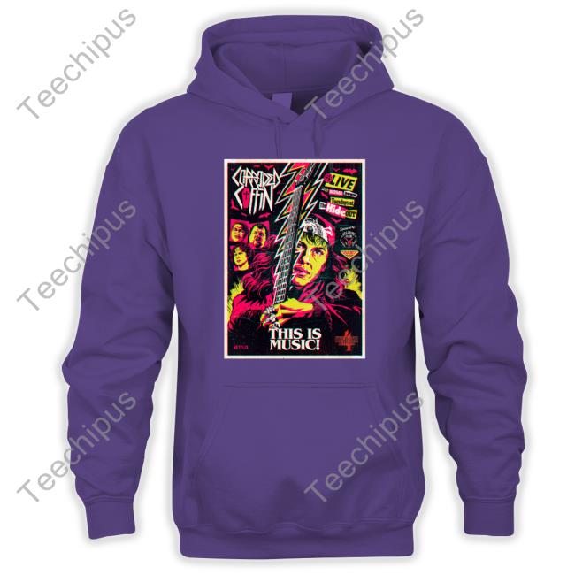 Stranger Things Corroded Coffin This Is Music Long Sleeve Tee