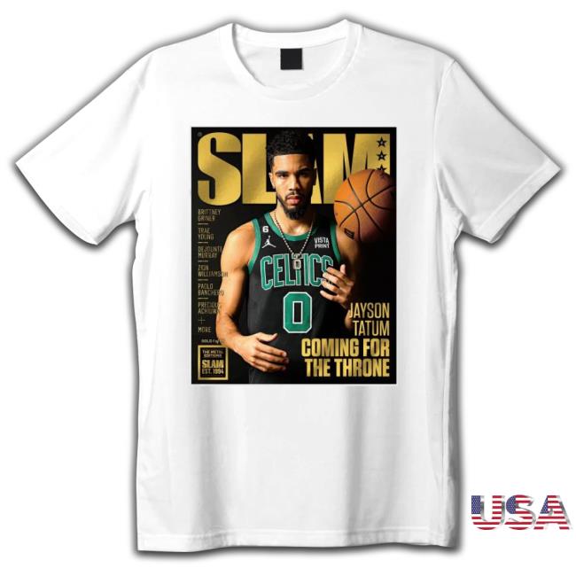 Slam Boston Celtics Jayson Tatum Coming For The Throne Sweatshirts