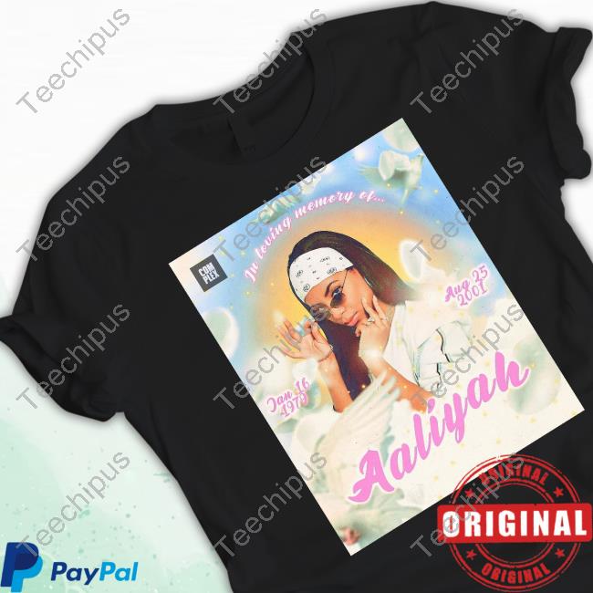 In Loving Memory Of Aaliyah Jan 16 1979 Aug 25 2001 Long Sleeved T-Shirt