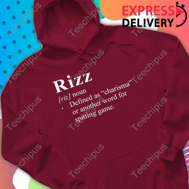 Lovely Lo Rizz Defined As Charisma Or Another Word For Spitting Game Tee Shirt