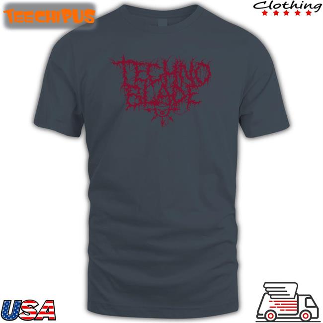 Techno Blade Metal Font Shirt