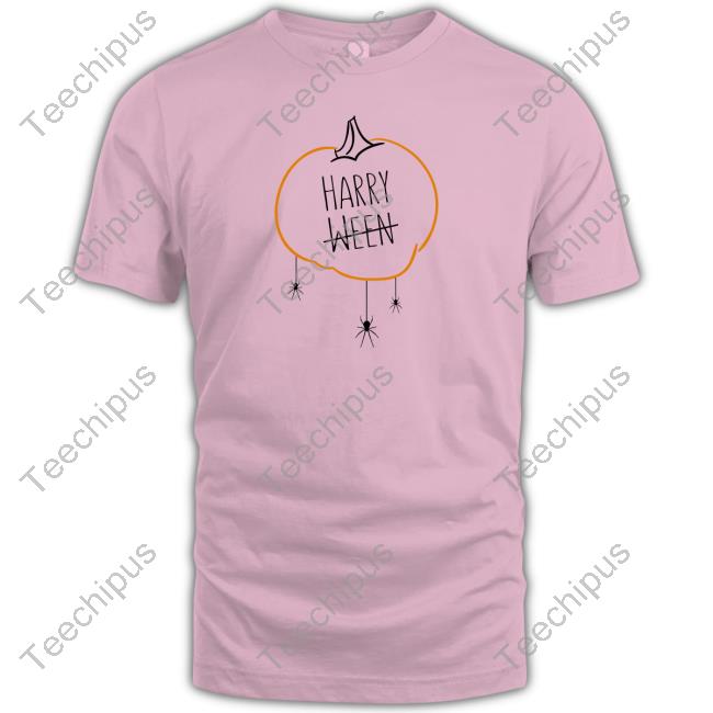 Harry Ween Pumpkin And Spider Tee Shirt