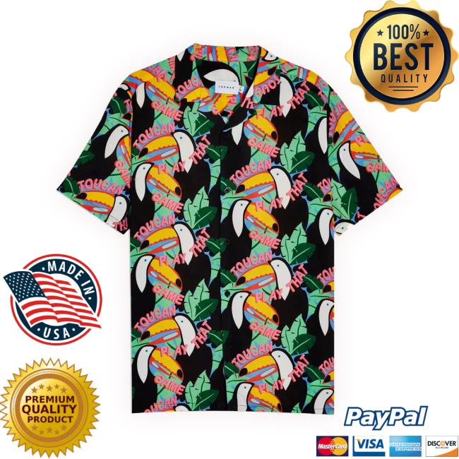 Topman Multicolored Toucan Revere T-Shirt