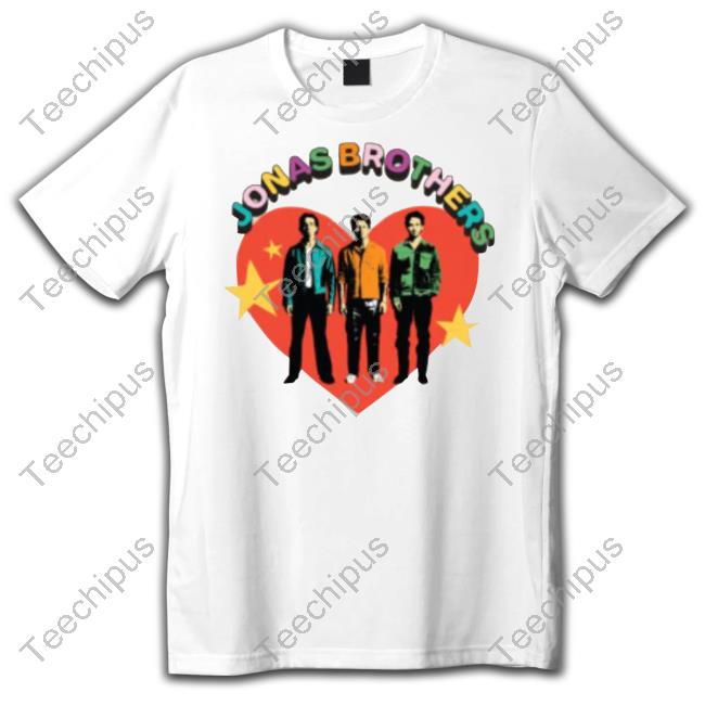 Jonas Brothers Heart Ringer Long Sleeve Tee