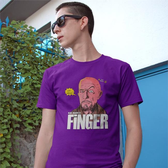 Luccainternational Store Kid Named Finger T Shirts Black